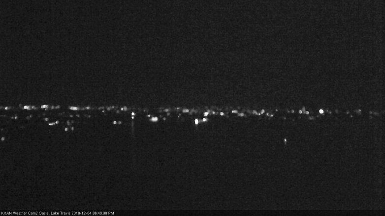 Lake Travis webcam, December 4, 2018 5:50 PM CT