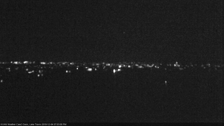 Lake Travis webcam, December 4, 2018 6:05 PM CT
