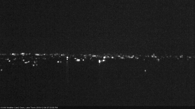 Lake Travis webcam, December 4, 2018 6:35 PM CT