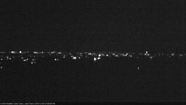 Lake Travis webcam, December 4, 2018 6:50 PM CT