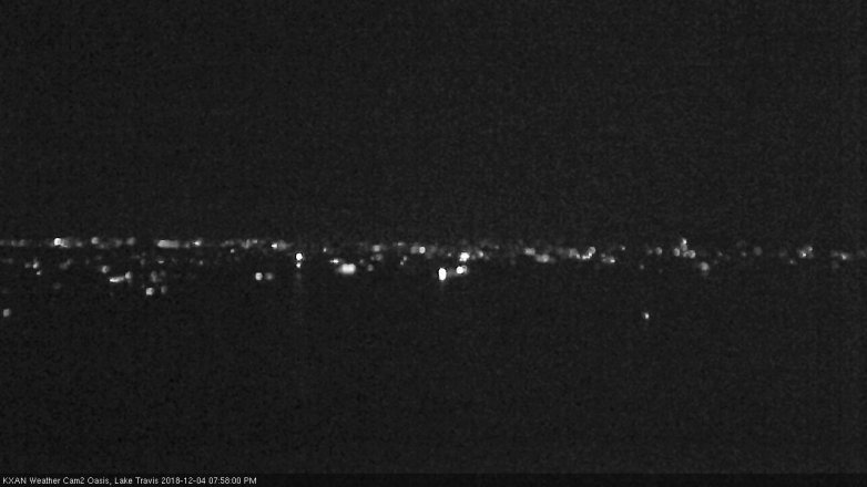 Lake Travis webcam, December 4, 2018 7:00 PM CT