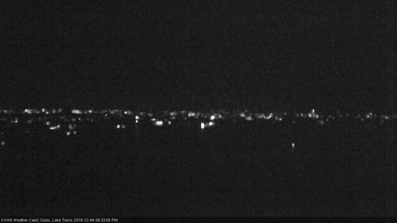 Lake Travis webcam, December 4, 2018 7:35 PM CT