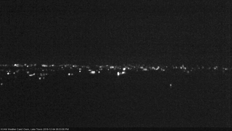 Lake Travis webcam, December 4, 2018 8:35 PM CT