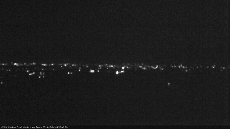 Lake Travis webcam, December 4, 2018 8:55 PM CT