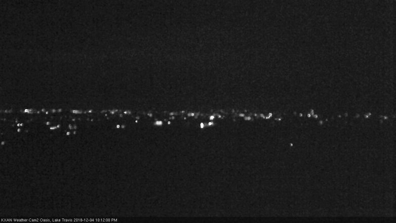 Lake Travis webcam, December 4, 2018 9:15 PM CT