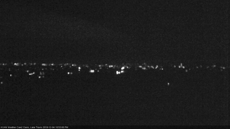 Lake Travis webcam, December 4, 2018 9:55 PM CT