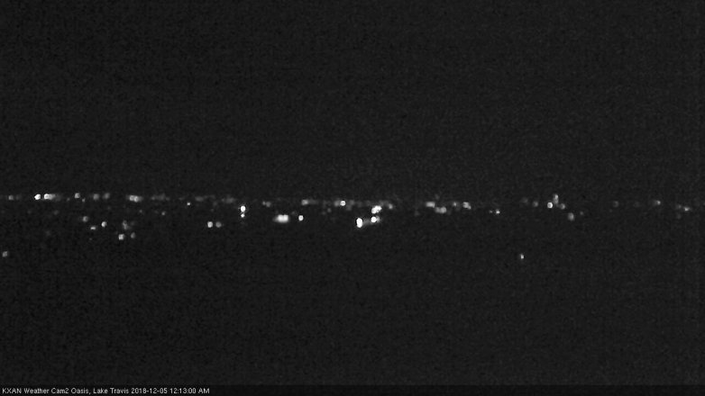 Lake Travis webcam, December 4, 2018 11:15 PM CT