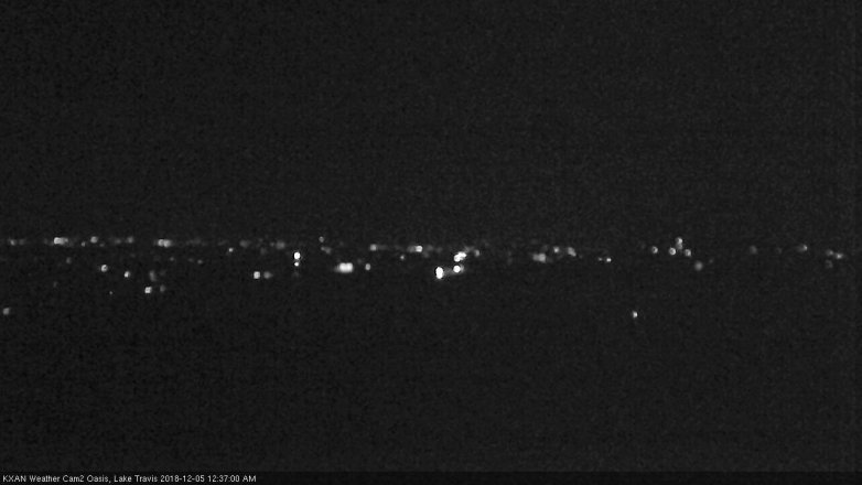 Lake Travis webcam, December 4, 2018 11:40 PM CT