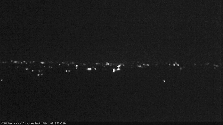 Lake Travis webcam, December 4, 2018 12:00 AM CT