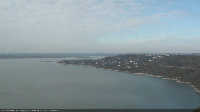 Lake Travis webcam, December 5, 2018 10:05 AM CT