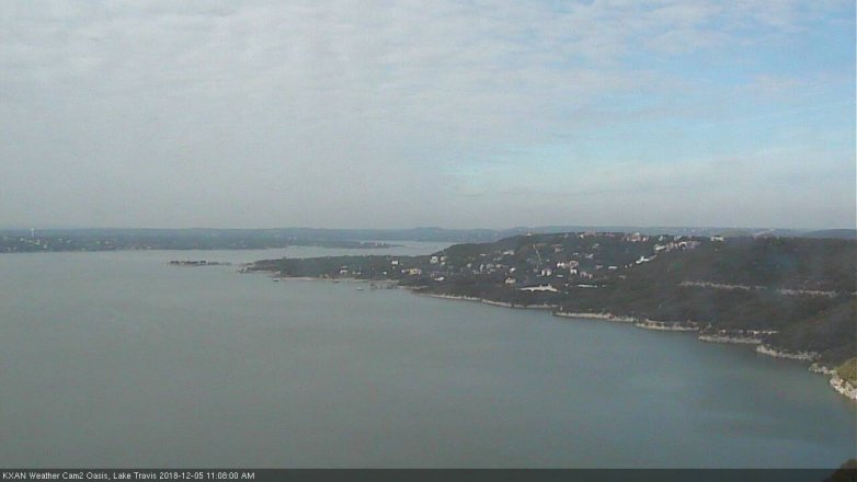 Lake Travis webcam, December 5, 2018 10:10 AM CT