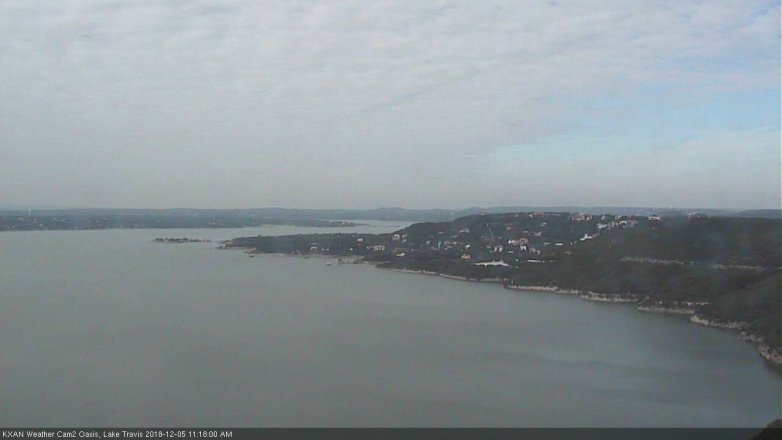 Lake Travis webcam, December 5, 2018 10:20 AM CT
