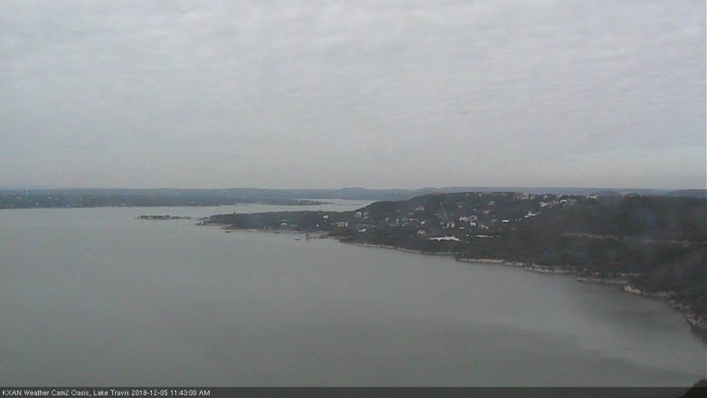 Lake Travis webcam, December 5, 2018 10:45 AM CT