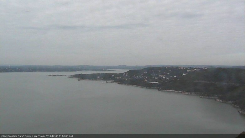Lake Travis webcam, December 5, 2018 10:55 AM CT
