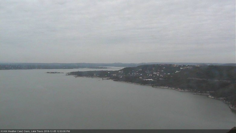 Lake Travis webcam, December 5, 2018 11:05 AM CT