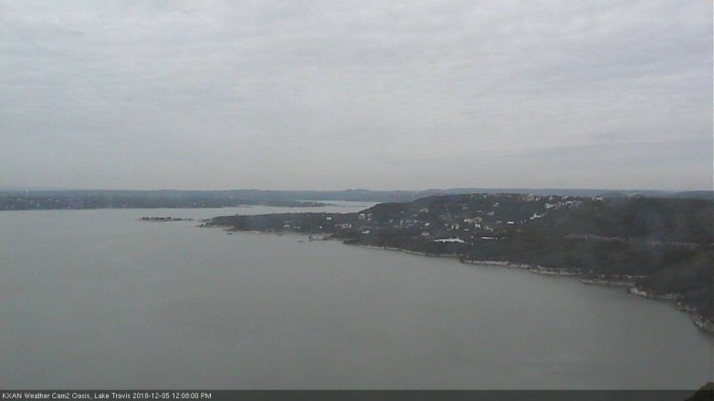 Lake Travis webcam, December 5, 2018 11:10 AM CT