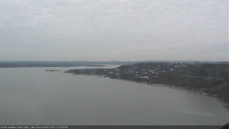 Lake Travis webcam, December 5, 2018 11:15 AM CT