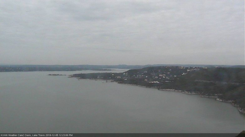 Lake Travis webcam, December 5, 2018 11:25 AM CT
