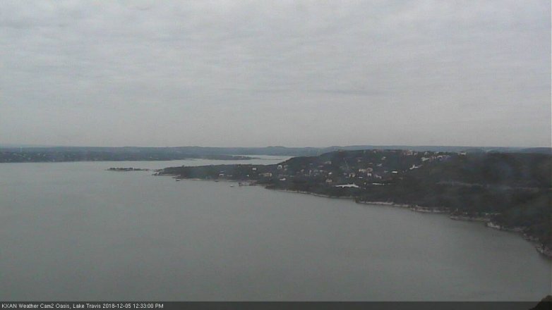 Lake Travis webcam, December 5, 2018 11:35 AM CT