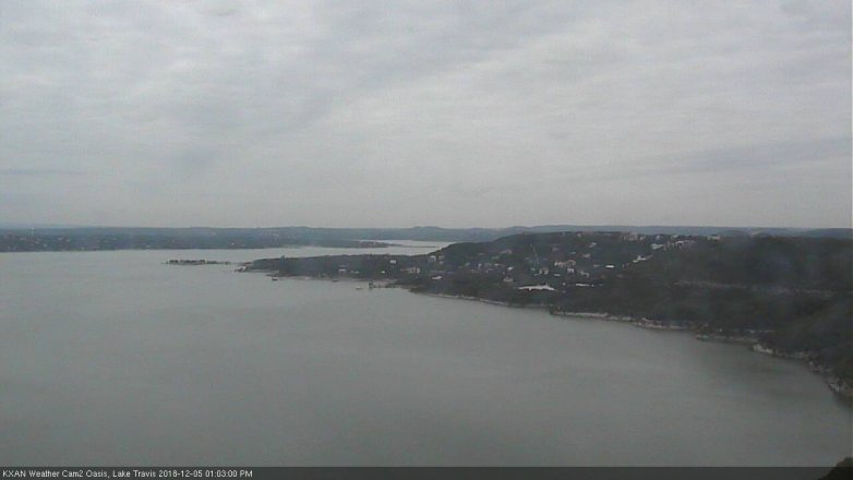 Lake Travis webcam, December 5, 2018 12:05 PM CT