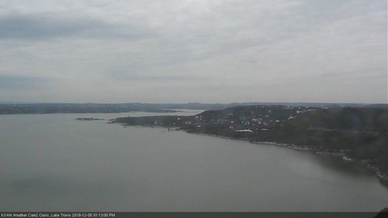 Lake Travis webcam, December 5, 2018 12:15 PM CT
