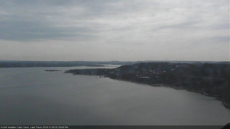 Lake Travis webcam, December 5, 2018 12:30 PM CT