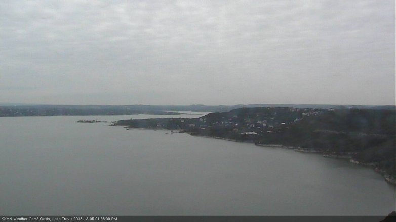 Lake Travis webcam, December 5, 2018 12:40 PM CT