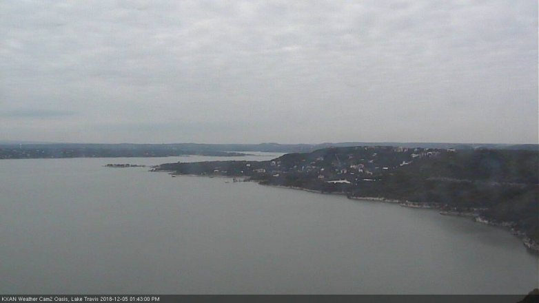 Lake Travis webcam, December 5, 2018 12:45 PM CT