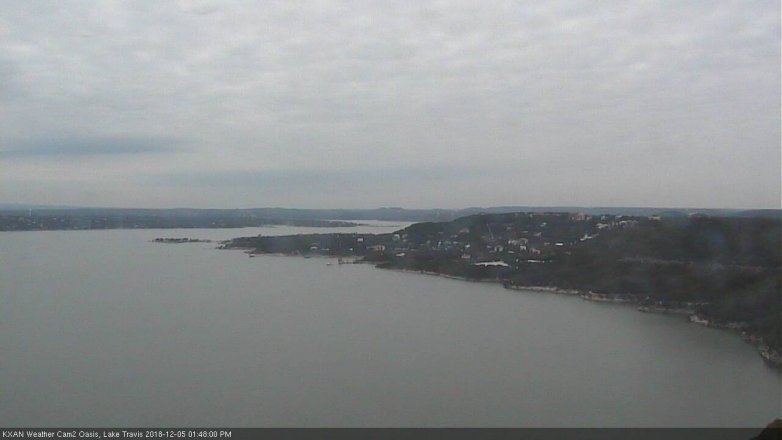 Lake Travis webcam, December 5, 2018 12:50 PM CT