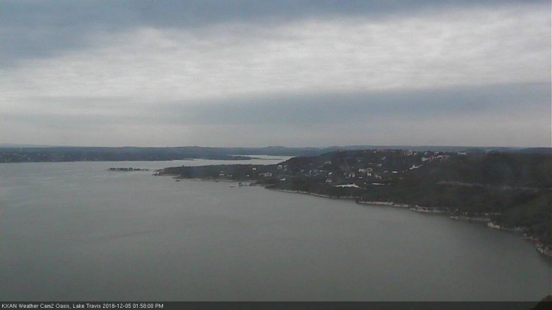 Lake Travis webcam, December 5, 2018 1:00 PM CT