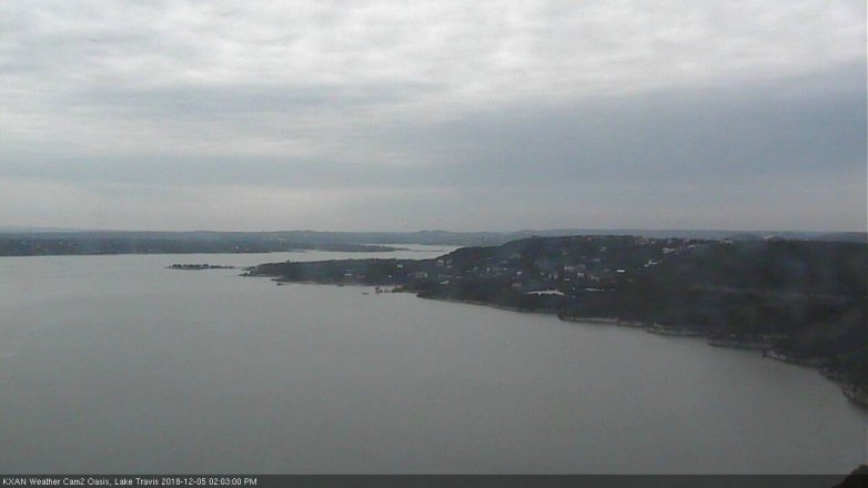 Lake Travis webcam, December 5, 2018 1:05 PM CT