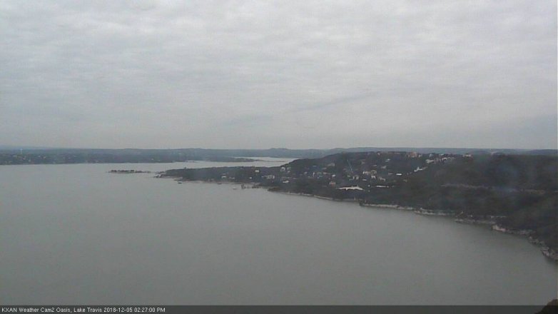 Lake Travis webcam, December 5, 2018 1:30 PM CT