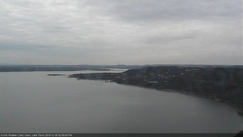 Lake Travis webcam, December 5, 2018 2:00 PM CT