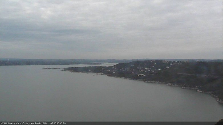 Lake Travis webcam, December 5, 2018 2:05 PM CT