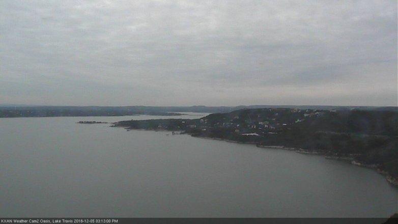 Lake Travis webcam, December 5, 2018 2:15 PM CT