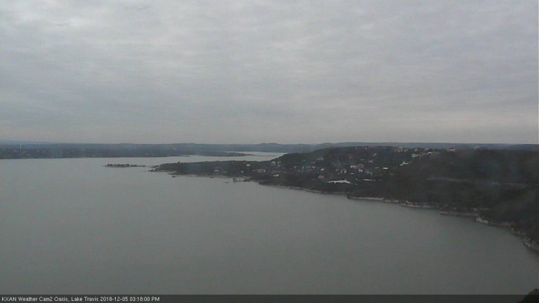 Lake Travis webcam, December 5, 2018 2:20 PM CT