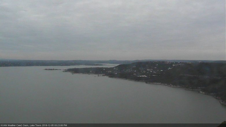 Lake Travis webcam, December 5, 2018 2:25 PM CT