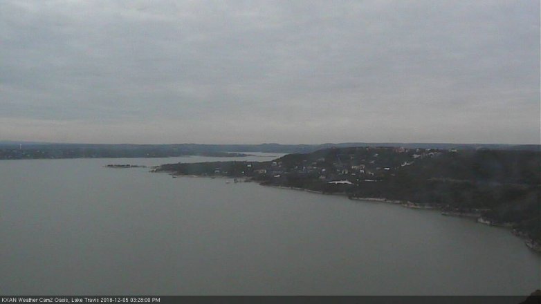 Lake Travis webcam, December 5, 2018 2:30 PM CT