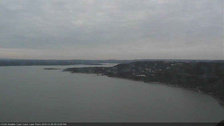 Lake Travis webcam, December 5, 2018 2:35 PM CT