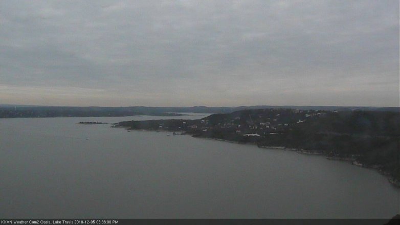 Lake Travis webcam, December 5, 2018 2:40 PM CT