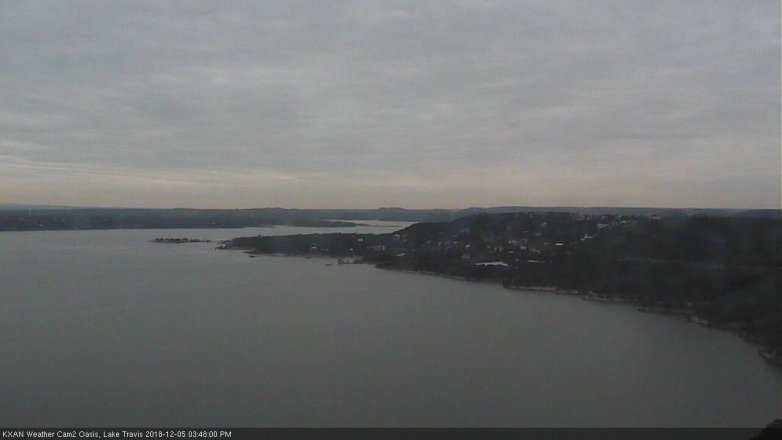 Lake Travis webcam, December 5, 2018 2:50 PM CT