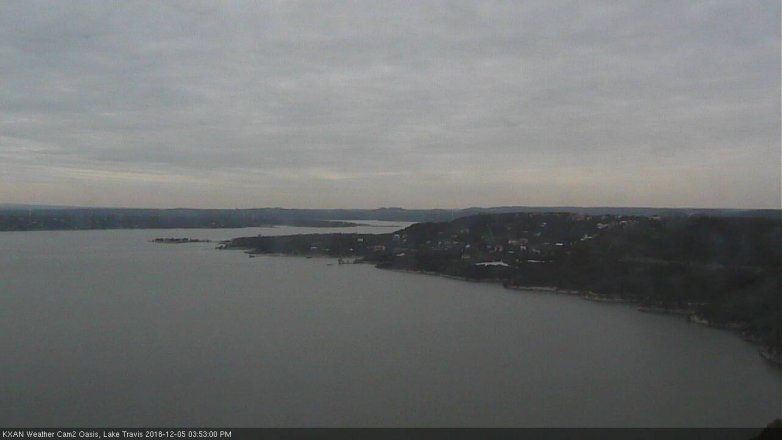Lake Travis webcam, December 5, 2018 2:55 PM CT
