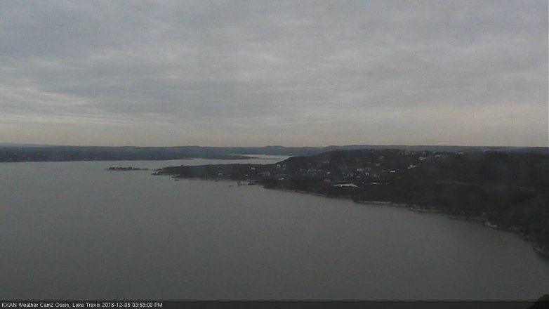 Lake Travis webcam, December 5, 2018 3:00 PM CT