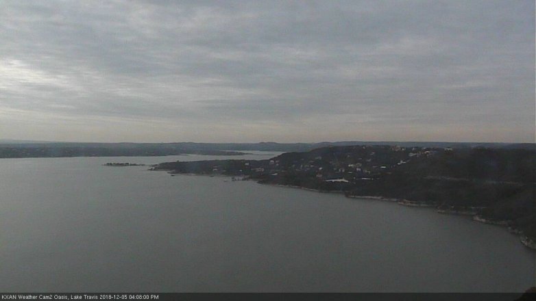 Lake Travis webcam, December 5, 2018 3:10 PM CT