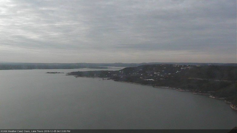 Lake Travis webcam, December 5, 2018 3:15 PM CT
