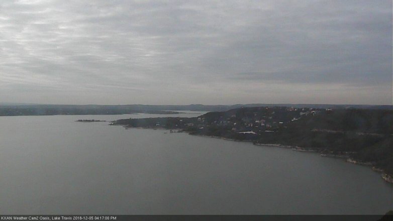 Lake Travis webcam, December 5, 2018 3:20 PM CT