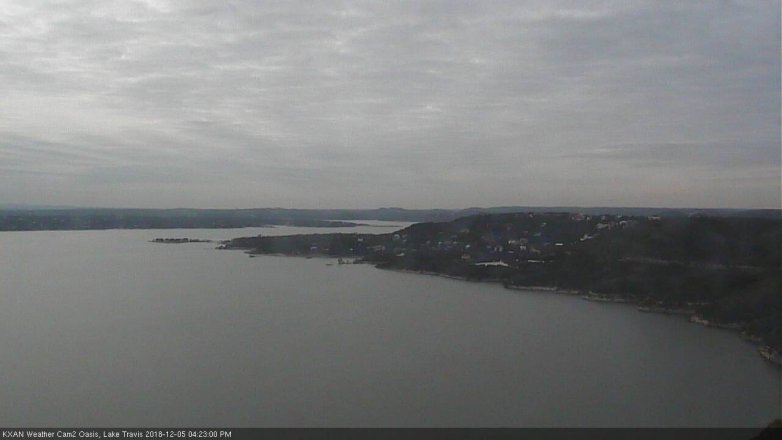Lake Travis webcam, December 5, 2018 3:25 PM CT