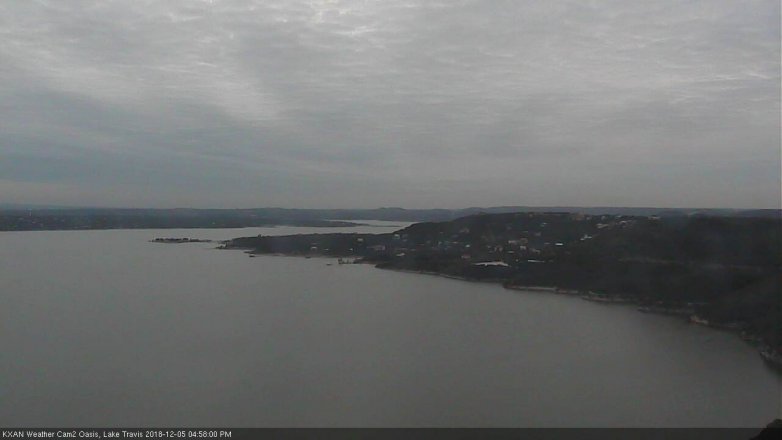 Lake Travis webcam, December 5, 2018 4:00 PM CT