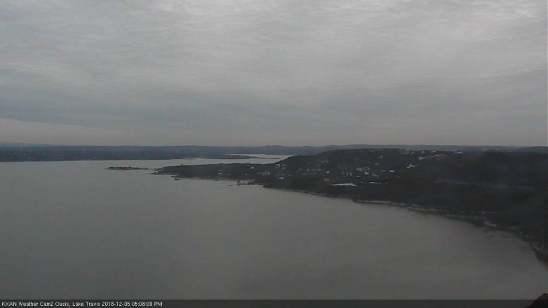 Lake Travis webcam, December 5, 2018 4:10 PM CT