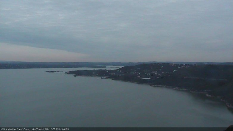 Lake Travis webcam, December 5, 2018 4:25 PM CT